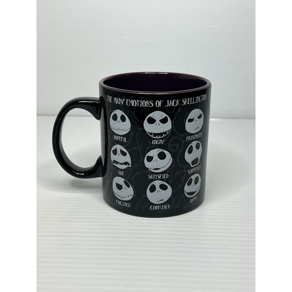Disney Nightmare Before Christmas Emotions Of Jack Skellington Mug Cup‎ 20 Oz